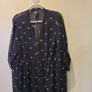 Torrid Disney Villains Poison Apple Lexie Babydoll Top 2XL